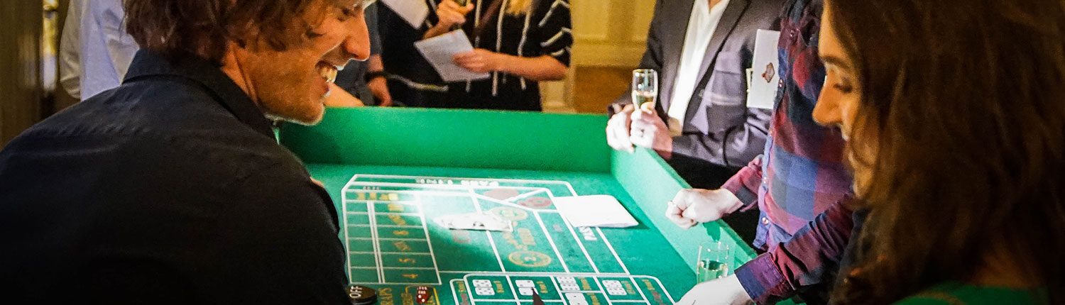 Teambuilding och mingel i aktiviteten Casinokväll